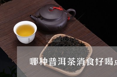 哪种普洱茶消食好喝点的/2023121595027