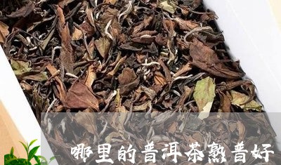 哪里的普洱茶熟普好/2023112715050