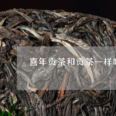 喜年贡茶和贡茶一样吗/2023060938492