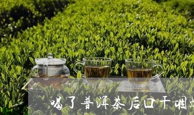 喝了普洱茶后口干咽燥/2023062481403