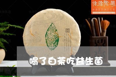 喝了白茶吃益生菌/2023061626181