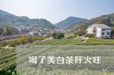 喝了美白茶肝火旺/2023061657158