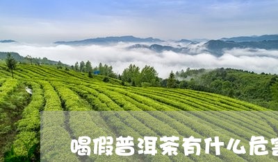 喝假普洱茶有什么危害/2023072476060