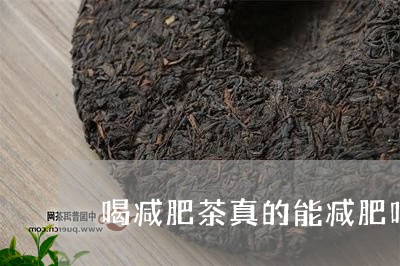 喝减肥茶真的能减肥吗/2023060868281