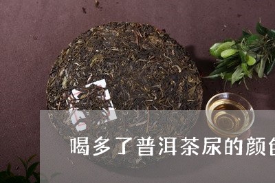 喝多了普洱茶尿的颜色/2023062336380