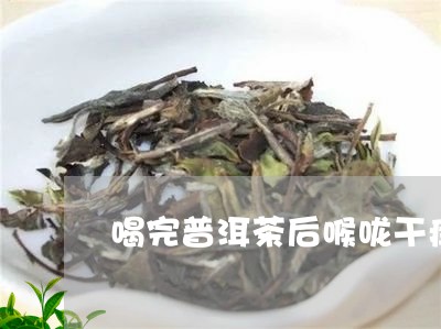 喝完普洱茶后喉咙干痒/2023061768280