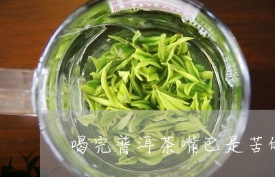 喝完普洱茶嘴巴是苦的吗/2023050558251