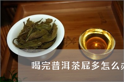 喝完普洱茶屁多怎么办/2023093039369