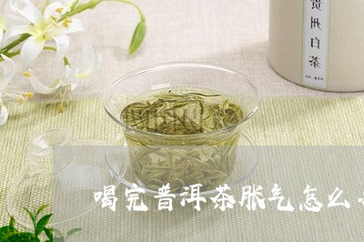 喝完普洱茶胀气怎么办缓解/2023082999594