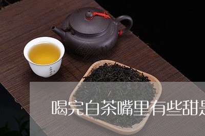 喝完白茶嘴里有些甜是吗/2023101655917