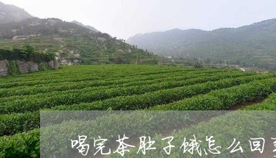 喝完茶肚子饿怎么回事/2023060886149