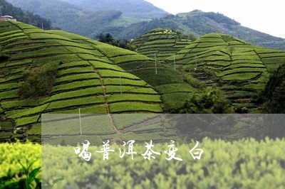 喝普洱茶变白/2023042619400