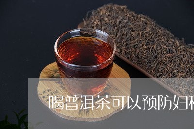 喝普洱茶可以预防妇科病吗/2023102566158