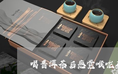 喝普洱茶后感觉喉咙有异物想吐/2023082850612