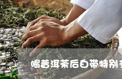 喝普洱茶后白带特别多/2023062259471