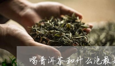 喝普洱茶和什么泡最好/2023062233714