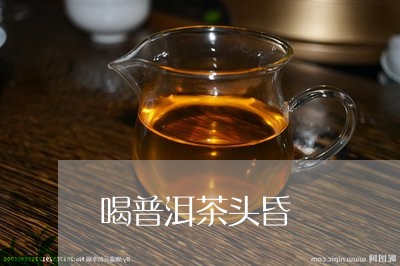 喝普洱茶头昏/2023042747571