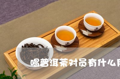 喝普洱茶对员有什么用/2023092604026