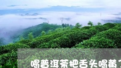 喝普洱茶把舌头喝黄了/2023072435158