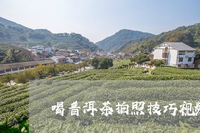 喝普洱茶拍照技巧视频大全/2023082917259