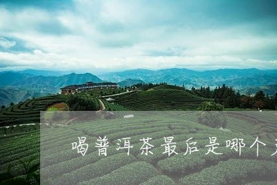 喝普洱茶最后是哪个产区/2023122896140