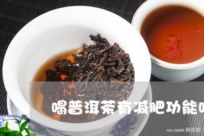 喝普洱茶有减肥功能吗/2023062256249