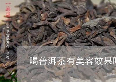 喝普洱茶有美容效果吗/2023093036372