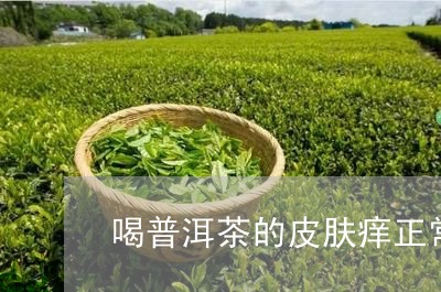 喝普洱茶的皮肤痒正常吗/2023110370405