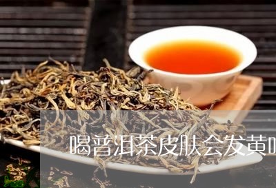 喝普洱茶皮肤会发黄吗/2023093059572