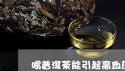 喝普洱茶能引起高血压/2023062214028