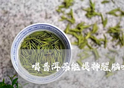 喝普洱茶能提神醒脑吗/2023072312492