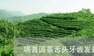 喝普洱茶舌头牙齿发黄/2023080240794