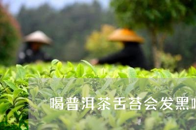 喝普洱茶舌苔会发黑吗/2023062429391