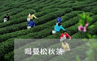 喝曼松秋茶/2023121935937