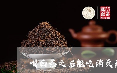 喝白茶之后能吃消炎药/2023092915071