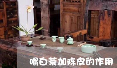 喝白茶加陈皮的作用/2023081470926