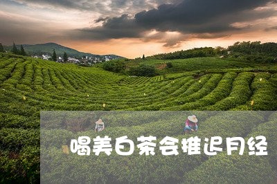 喝美白茶会推迟月经/2023121889583