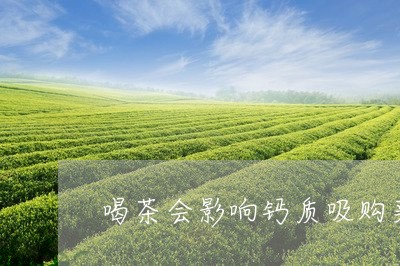 喝茶会影响钙质吸购买吗/2023060951603