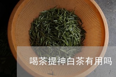 喝茶提神白茶有用吗/2023081435058