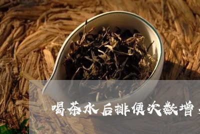 喝茶水后排便次数增多/2023071491426