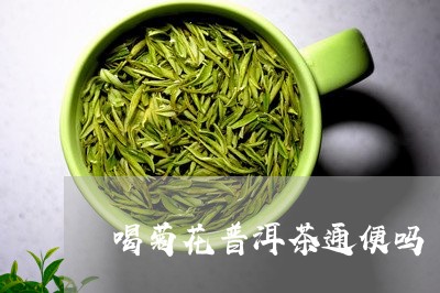 喝菊花普洱茶通便吗/2023042870505