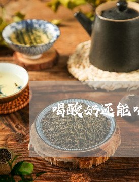 喝酸奶还能喝普洱茶吗/2023092824728