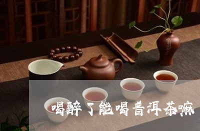 喝醉了能喝普洱茶嘛/2023081651893