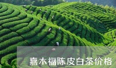 嘉木福陈皮白茶价格/2023121829461