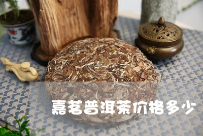 嘉茗普洱茶价格多少/2023120516480