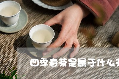 四季春茶是属于什么茶/2023071433816