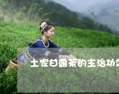 土家甘露茶的主治功效/2023071513815