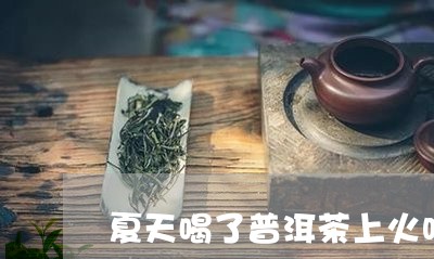 夏天喝了普洱茶上火吗/2023082763702