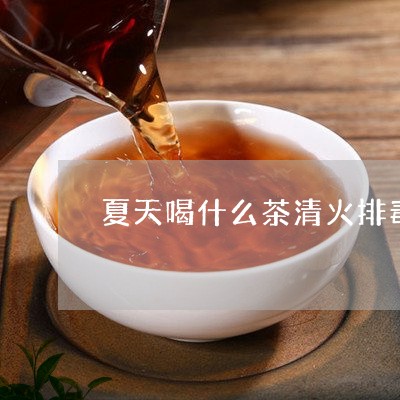 夏天喝什么茶清火排毒/2023071382724