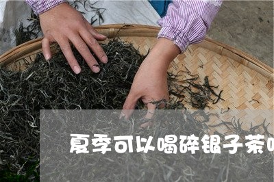 夏季可以喝碎银子茶吗/2023060970726